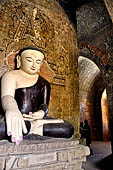 Bagan Myanmar. Buddha statue of the Thambula Temple. 